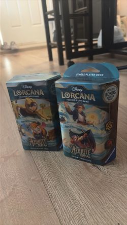 Disney Lorcana Azurite Sea Single-Player Decks