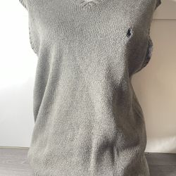 Men’s Polo Ralph Lauren V Neck Knitted Pullover Sweater Vest Size M
