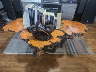 Vintage Burlwood coffee table