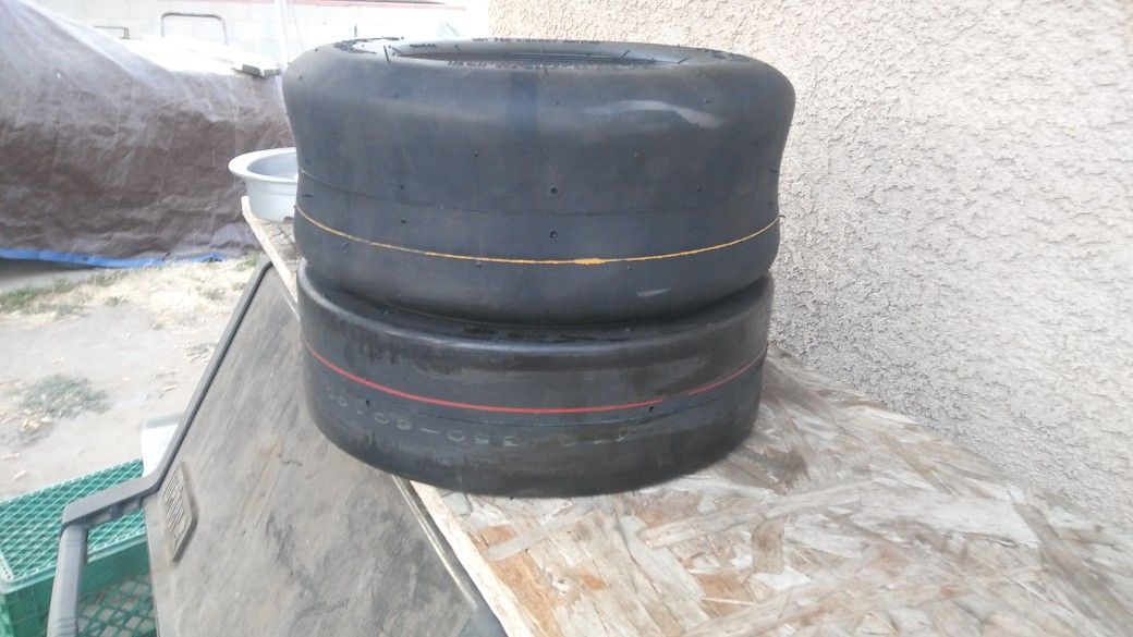 mini bike minibike Go cart go-kart High Quality Slick Tires