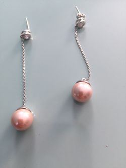 Silver earrings