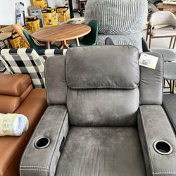 Matteus Fabric Power Recliner 