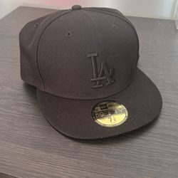 Black Dodgers Hat