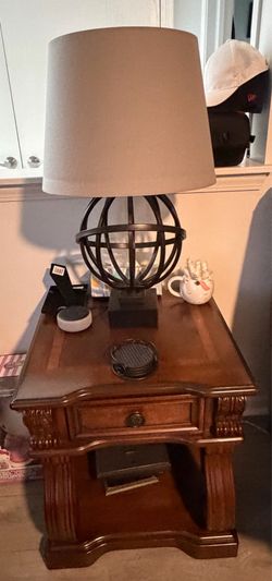 Living room furniture 2-end tables for sale.