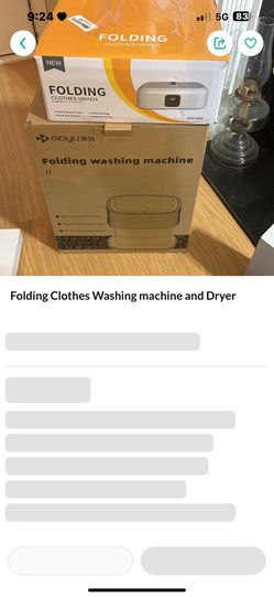 Potable & Folding Clothes Dryer & Moyu Folding Washing Machine