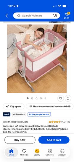Baby Bassinet (Pink)