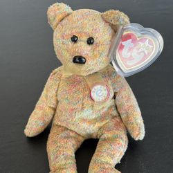 TY Beanie Baby 2000 Bear Named Speckles 