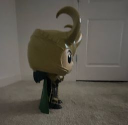 18inch Funko Loki Marvel Vinyl Figure Horned Helmet Green Cape Gold Green Black