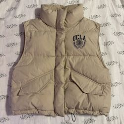 UCLA X H&M Puffer Vest 