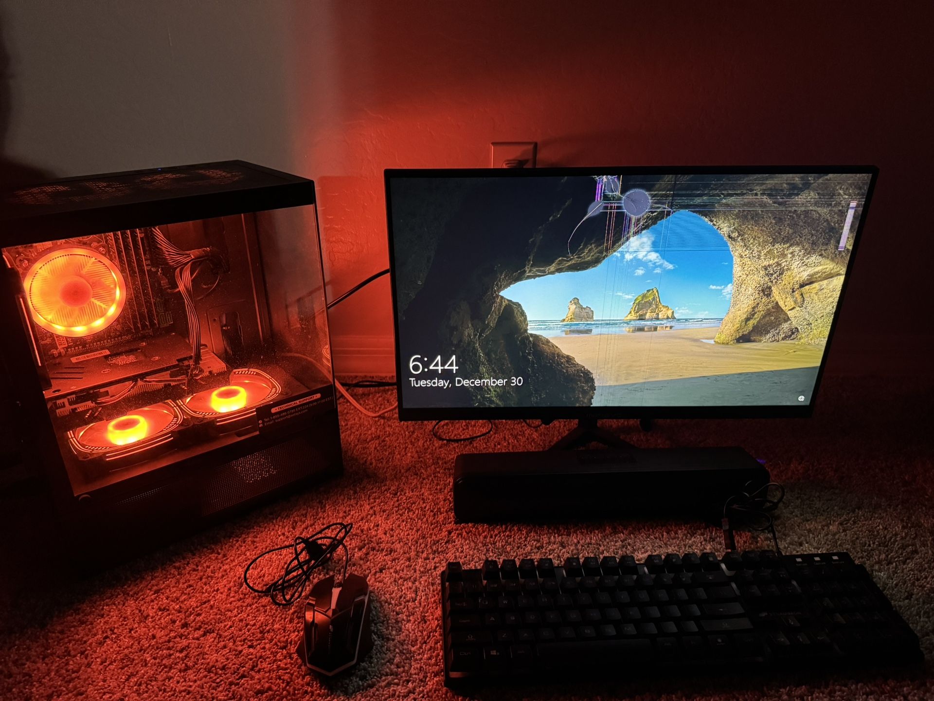 Gaming Setup (PC, Monitor, Keyboard, Mouse & Speaker)