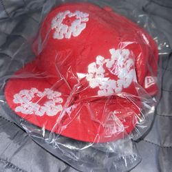 New Era x Denim Tears Hat - Red 7 3/4