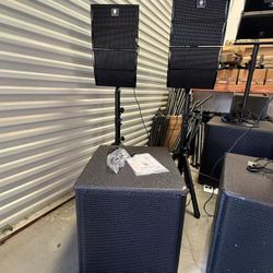 Bluetooth PRORECK Club 3500 15 inch subwoofer 3000W DJ Powered PA Speaker System Combo Set 