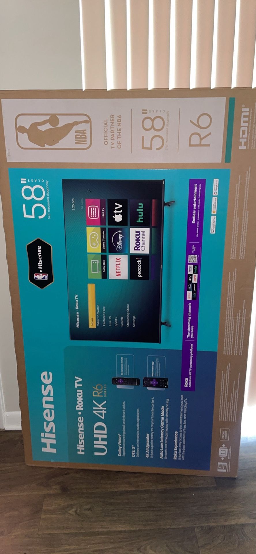 58” Roku tv ( Brand new Never Opened )