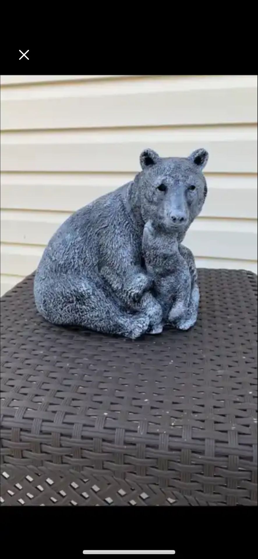Papa, Bear And Baby Bear Statue
