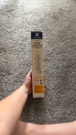 GE inline water filtration