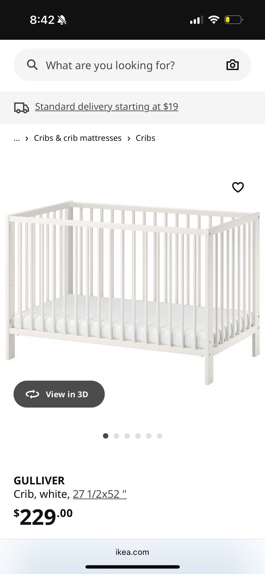 IKEA Gulliver Crib