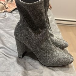Silver Sparkle Michael Kors Boots 