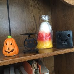 Halloween Candle , Candle Votive Holders And Pillar Candle Holder - Set of 4
