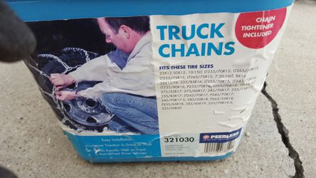 Snow chains never used new