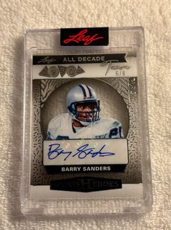 2025 Leaf All Decade Barry Sanders #D90BS1 /8 Factory Sealed