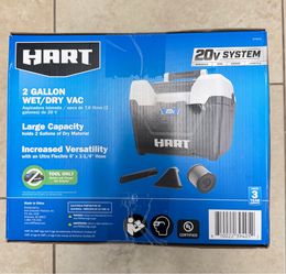 Hart 20v Wet/Dry Vacuum