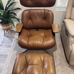 Vintage Plycraft Lounge Chair & Ottoman 