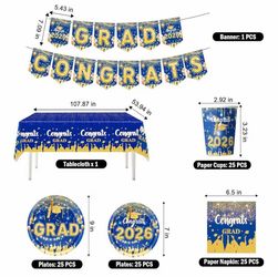 Graduation party supplies