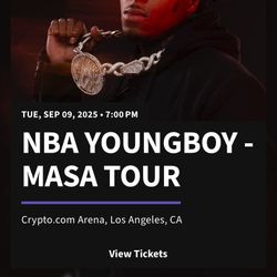 NBA Young boy Masa Tour Tickets Sec 310