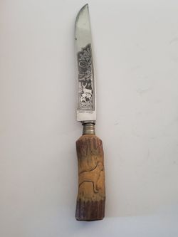 vintage Karl Kimmel Solingen Germany carving knife / cleaver / fork