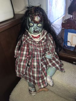 Halloween zombie doll