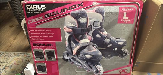 DBX Equinox Girls Adjustable Inline Skate Set