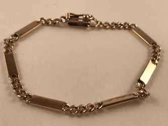14k solid gold nice bracelet grams: 12