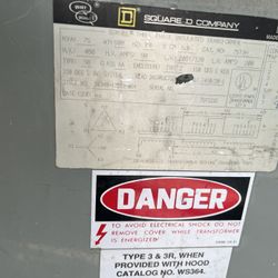 75. Kva Transformer.