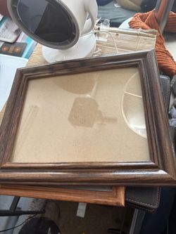 Empty photo frames