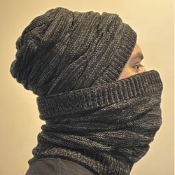 2pc Beanie And Tube Scarf 