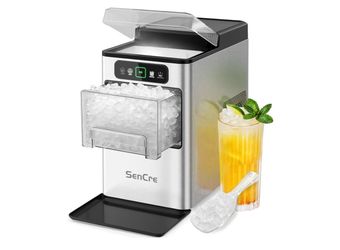 Nugget Ice Maker 40lbs/Day Countertop Ice Makers Chewable Pellet Ice