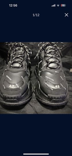 Balenciaga Triple S All Over Sneakers Men’s Shoes Designer Sneakers Authentic 