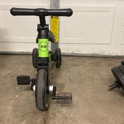 XJD Children’s Trike Green And Black 5 In 1