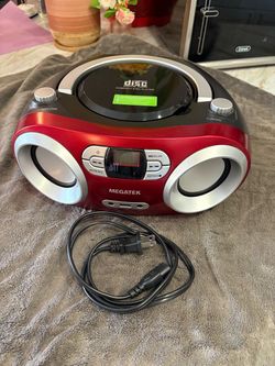 MEGATEK portable CD player W Bluetooth/FM radio