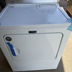 Maytag commercial dryer read description