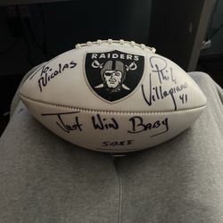 Signed Raiders Ball