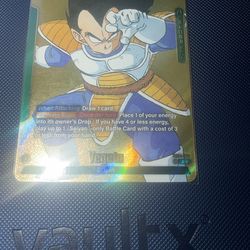 Dragon ball super fusion world Manga booster box 1 SB01 Vegeta gold leader