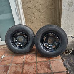 2 wheel and tires f 250 o 350 size 17 new