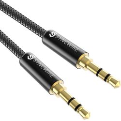Syncwire Long Aux Cable 6.5Ft- Auxiliary Audio Cable for Headphones