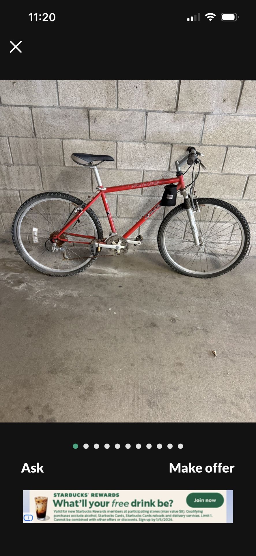 Hard Rock Specialized Mountain Bike 26 Inch