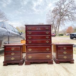 Chest Of Drawers & 2 End Tables