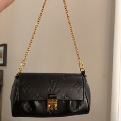 Monogram Empreinte M45813 ‘Favorite’ Black Purse 