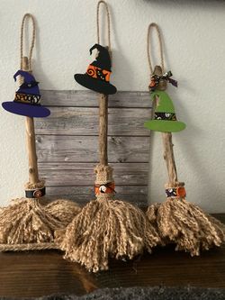 Halloween Witches Brooms