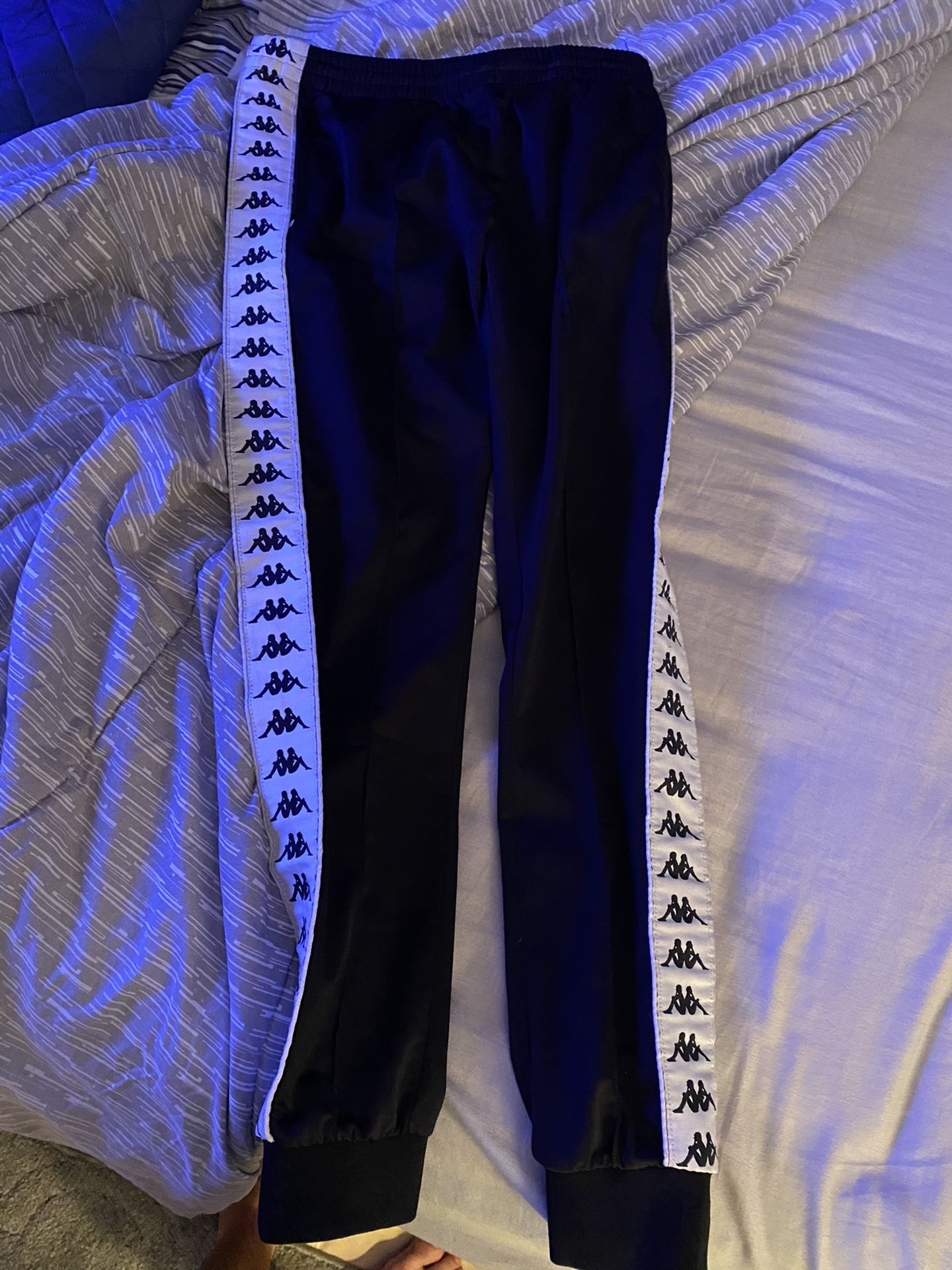 kappa track pants