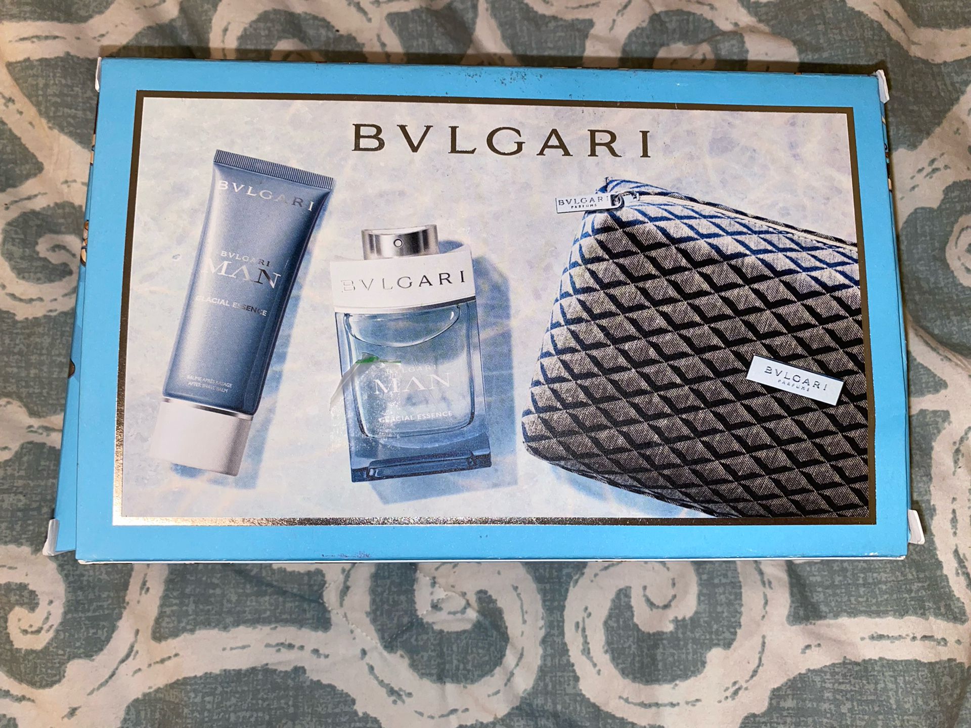 Bvlgari Parfum Glacial Essence Set For Men Bnew
